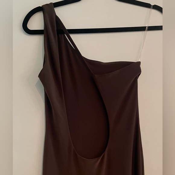 One shoulder maxi dress Sz S - Picture 8 of 8